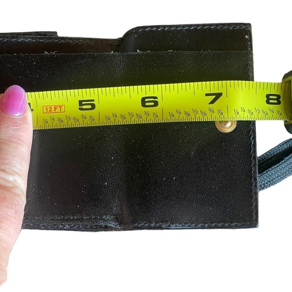 MANNELLI Florence Tri-Fold Black Small Wallet - Picture 7 of 16